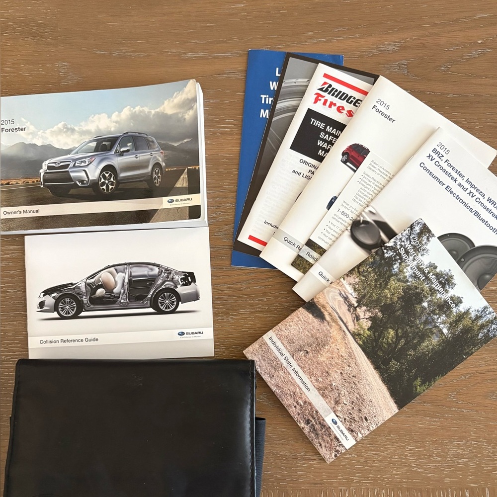 2015 subaru forester owner's manual
